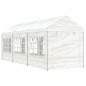 vidaXL Pavillon mit Dach Weiß 6,69x2,28x2,69 m Polyethylen vidaXL Pavillon mit Dach Weiß 6,69x2,28x2,69 m Polyethylen