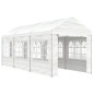 vidaXL Pavillon mit Dach Weiß 6,69x2,28x2,69 m Polyethylen vidaXL Pavillon mit Dach Weiß 6,69x2,28x2,69 m Polyethylen