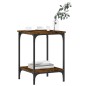 vidaXL Couchtisch Räuchereiche 40x40x55 cm Holzwerkstoff vidaXL Couchtisch Räuchereiche 40x40x55 cm Holzwerkstoff