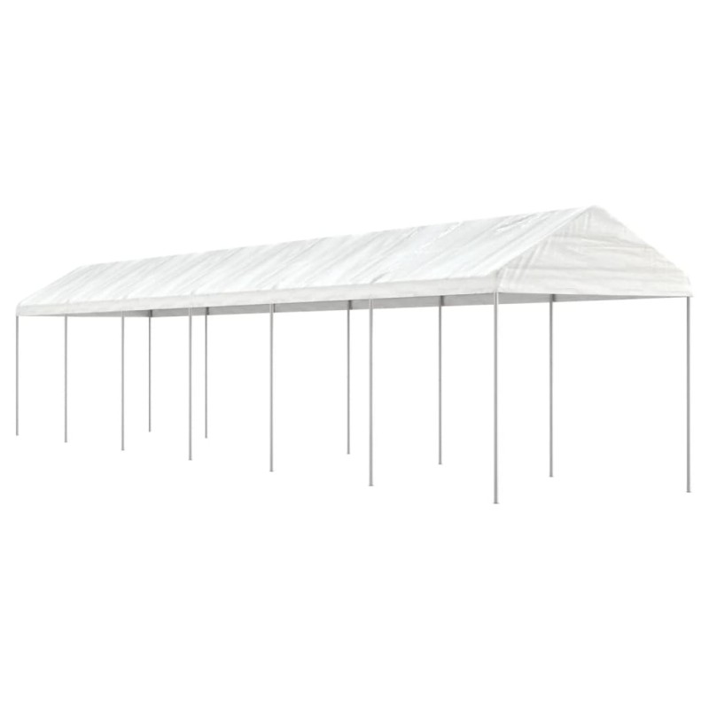 vidaXL Pavillon mit Dach Weiß 13,38x2,28x2,69 m Polyethylen vidaXL Pavillon mit Dach Weiß 13,38x2,28x2,69 m Polyethylen