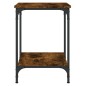 vidaXL Couchtisch Räuchereiche 40x40x55 cm Holzwerkstoff vidaXL Couchtisch Räuchereiche 40x40x55 cm Holzwerkstoff