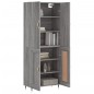 Highboard Grau Sonoma 69,5x34x180 cm Holzwerkstoff Highboard Grau Sonoma 69,5x34x180 cm Holzwerkstoff