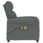 vidaXL Massagesessel mit Aufstehhilfe Dunkelgrau Stoff vidaXL Massagesessel mit Aufstehhilfe Dunkelgrau Stoff