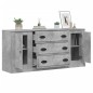 vidaXL Sideboards 3 Stk. Betongrau Holzwerkstoff vidaXL Sideboards 3 Stk. Betongrau Holzwerkstoff