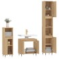 vidaXL 3-tlg. Badmöbel-Set Sonoma-Eiche Holzwerkstoff vidaXL 3-tlg. Badmöbel-Set Sonoma-Eiche Holzwerkstoff