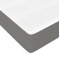 vidaXL Boxspringbett mit Matratze Dunkelgrau 90x190 cm Stoff vidaXL Boxspringbett mit Matratze Dunkelgrau 90x190 cm Stoff