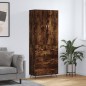 vidaXL Highboard Räuchereiche 69,5x34x180 cm Holzwerkstoff vidaXL Highboard Räuchereiche 69,5x34x180 cm Holzwerkstoff