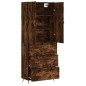 vidaXL Highboard Räuchereiche 69,5x34x180 cm Holzwerkstoff vidaXL Highboard Räuchereiche 69,5x34x180 cm Holzwerkstoff