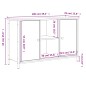 TV-Schrank Grau Sonoma-Eiche 100x35x65 cm Holzwerkstoff TV-Schrank Grau Sonoma-Eiche 100x35x65 cm Holzwerkstoff