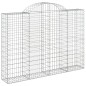 vidaXL Gabionen mit Hochbogen 6 Stk. 200x30x140/160cm Verzinktes Eisen vidaXL Gabionen mit Hochbogen 6 Stk. 200x30x140/160cm Verzinktes Eisen