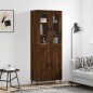 vidaXL Highboard Braun Eichen-Optik 69,5x34x180 cm Holzwerkstoff vidaXL Highboard Braun Eichen-Optik 69,5x34x180 cm Holzwerkstoff