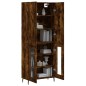 vidaXL Highboard Räuchereiche 69,5x34x180 cm Holzwerkstoff vidaXL Highboard Räuchereiche 69,5x34x180 cm Holzwerkstoff