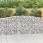 vidaXL Gabionen mit Hochbogen 15 Stk 400x50x100/120cm Verzinktes Eisen vidaXL Gabionen mit Hochbogen 15 Stk 400x50x100/120cm Verzinktes Eisen