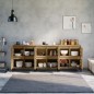vidaXL Sideboards 3 Stk. Sonoma-Eiche 60x35x70 cm Holzwerkstoff vidaXL Sideboards 3 Stk. Sonoma-Eiche 60x35x70 cm Holzwerkstoff