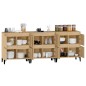 vidaXL Sideboards 3 Stk. Sonoma-Eiche 60x35x70 cm Holzwerkstoff vidaXL Sideboards 3 Stk. Sonoma-Eiche 60x35x70 cm Holzwerkstoff