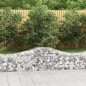 vidaXL Gabionen mit Hochbogen 15 Stk. 200x50x40/60 cm Verzinktes Eisen vidaXL Gabionen mit Hochbogen 15 Stk. 200x50x40/60 cm Verzinktes Eisen