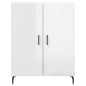vidaXL Highboard Hochglanz-Weiß 69,5x34x180 cm Holzwerkstoff vidaXL Highboard Hochglanz-Weiß 69,5x34x180 cm Holzwerkstoff
