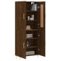 vidaXL Highboard Braun Eichen-Optik 69,5x34x180 cm Holzwerkstoff vidaXL Highboard Braun Eichen-Optik 69,5x34x180 cm Holzwerkstoff