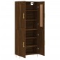 vidaXL Highboard Braun Eichen-Optik 69,5x34x180 cm Holzwerkstoff vidaXL Highboard Braun Eichen-Optik 69,5x34x180 cm Holzwerkstoff
