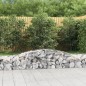 vidaXL Gabionen mit Hochbogen 6 Stk. 400x50x40/60cm Verzinktes Eisen vidaXL Gabionen mit Hochbogen 6 Stk. 400x50x40/60cm Verzinktes Eisen