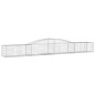 vidaXL Gabionen mit Hochbogen 6 Stk. 400x50x40/60cm Verzinktes Eisen vidaXL Gabionen mit Hochbogen 6 Stk. 400x50x40/60cm Verzinktes Eisen