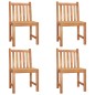 vidaXL 5-tlg. Garten-Essgruppe Massivholz Teak vidaXL 5-tlg. Garten-Essgruppe Massivholz Teak