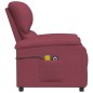 vidaXL Massagesessel Elektrisch Weinrot Stoff vidaXL Massagesessel Elektrisch Weinrot Stoff