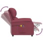 vidaXL Massagesessel Elektrisch Weinrot Stoff vidaXL Massagesessel Elektrisch Weinrot Stoff
