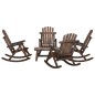 vidaXL 5-tlg. Garten-Lounge-Set Massivholz Fichte vidaXL 5-tlg. Garten-Lounge-Set Massivholz Fichte