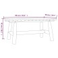 vidaXL 5-tlg. Garten-Lounge-Set Massivholz Fichte vidaXL 5-tlg. Garten-Lounge-Set Massivholz Fichte