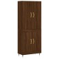Highboard Braun Eichen-Optik 69,5x34x180 cm Holzwerkstoff Highboard Braun Eichen-Optik 69,5x34x180 cm Holzwerkstoff