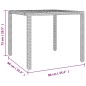 vidaXL 5-tlg. Garten-Essgruppe mit Kissen Grau Poly Rattan vidaXL 5-tlg. Garten-Essgruppe mit Kissen Grau Poly Rattan