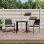 vidaXL 3-tlg. Garten-Essgruppe Poly Rattan und Stahl vidaXL 3-tlg. Garten-Essgruppe Poly Rattan und Stahl
