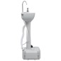 vidaXL Tragbare Campingtoilette mit Waschbecken vidaXL Tragbare Campingtoilette mit Waschbecken