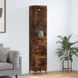 vidaXL Highboard Räuchereiche 34,5x34x180 cm Holzwerkstoff vidaXL Highboard Räuchereiche 34,5x34x180 cm Holzwerkstoff