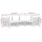 vidaXL 4-tlg. Garten-Lounge-Set mit Kissen Anthrazit Poly Rattan vidaXL 4-tlg. Garten-Lounge-Set mit Kissen Anthrazit Poly Rattan