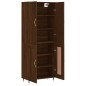 Highboard Braun Eichen-Optik 69,5x34x180 cm Holzwerkstoff Highboard Braun Eichen-Optik 69,5x34x180 cm Holzwerkstoff