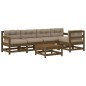 vidaXL 6-tlg. Garten-Lounge-Set mit Kissen Honigbraun Massivholz vidaXL 6-tlg. Garten-Lounge-Set mit Kissen Honigbraun Massivholz