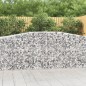 vidaXL Gabionen mit Hochbogen 3 Stk. 400x50x100/120cm Verzinktes Eisen vidaXL Gabionen mit Hochbogen 3 Stk. 400x50x100/120cm Verzinktes Eisen