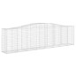 vidaXL Gabionen mit Hochbogen 3 Stk. 400x50x100/120cm Verzinktes Eisen vidaXL Gabionen mit Hochbogen 3 Stk. 400x50x100/120cm Verzinktes Eisen