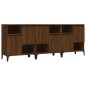 vidaXL Sideboards 3 Stk. Braun Eichen-Optik 60x35x70 cm Holzwerkstoff vidaXL Sideboards 3 Stk. Braun Eichen-Optik 60x35x70 cm Holzwerkstoff