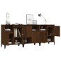 vidaXL Sideboards 3 Stk. Braun Eichen-Optik 60x35x70 cm Holzwerkstoff vidaXL Sideboards 3 Stk. Braun Eichen-Optik 60x35x70 cm Holzwerkstoff