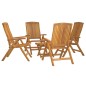 vidaXL 5-tlg. Garten-Lounge-Set Massivholz Teak vidaXL 5-tlg. Garten-Lounge-Set Massivholz Teak