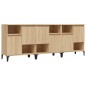 vidaXL Sideboards 3 Stk. Sonoma-Eiche 60x35x70 cm Holzwerkstoff vidaXL Sideboards 3 Stk. Sonoma-Eiche 60x35x70 cm Holzwerkstoff