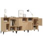 vidaXL Sideboards 3 Stk. Sonoma-Eiche 60x35x70 cm Holzwerkstoff vidaXL Sideboards 3 Stk. Sonoma-Eiche 60x35x70 cm Holzwerkstoff