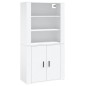 vidaXL Highboard Weiß Holzwerkstoff vidaXL Highboard Weiß Holzwerkstoff