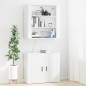 vidaXL Highboard Weiß Holzwerkstoff vidaXL Highboard Weiß Holzwerkstoff
