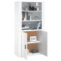 vidaXL Highboard Weiß Holzwerkstoff vidaXL Highboard Weiß Holzwerkstoff