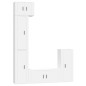 vidaXL 5-tlg. TV-Schrank-Set Weiß Holzwerkstoff vidaXL 5-tlg. TV-Schrank-Set Weiß Holzwerkstoff