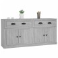 vidaXL Sideboards 2 Stk. Grau Sonoma Holzwerkstoff vidaXL Sideboards 2 Stk. Grau Sonoma Holzwerkstoff